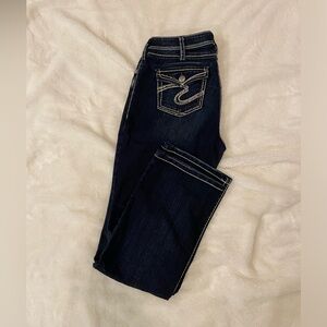 Silver Natsuki flap jeans